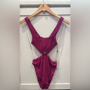 The Bikini Lab High Leg One Piece Swimsuit